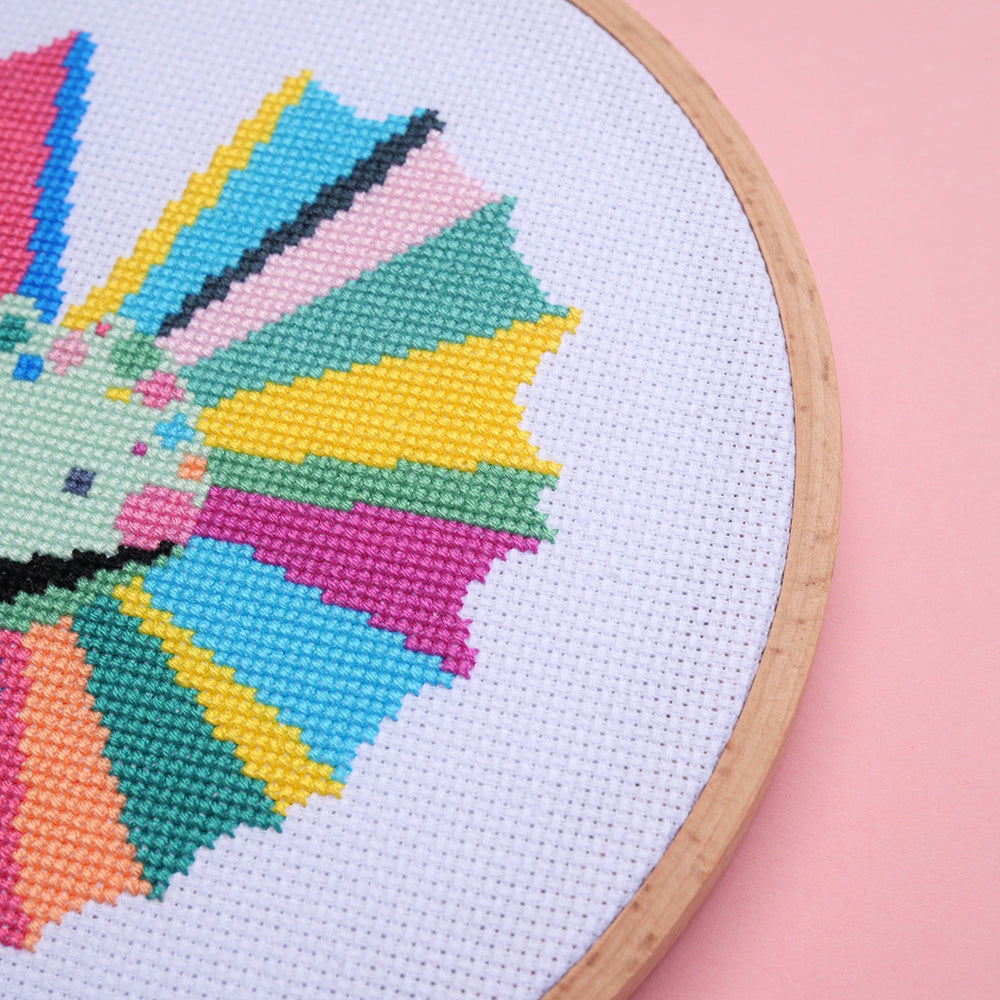 Frankie Cross Stitch Kit - Kutopia