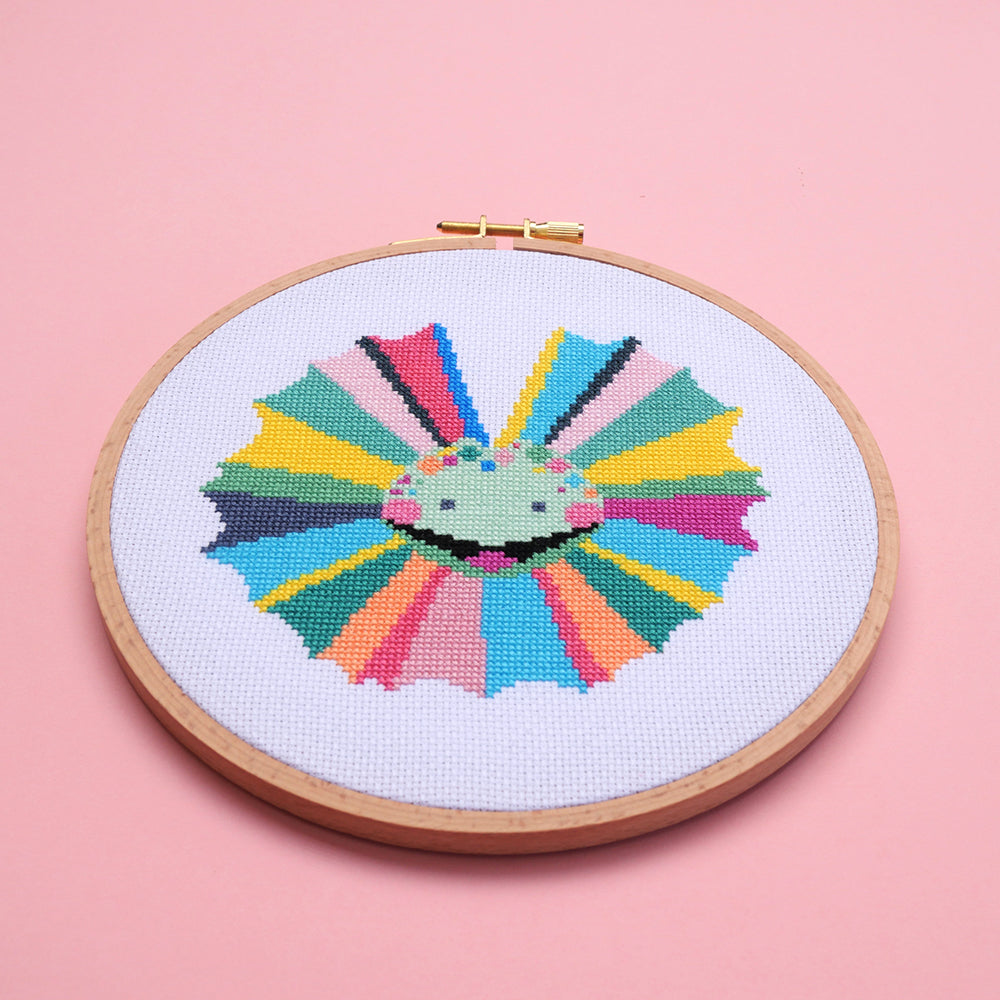 Frankie Cross Stitch Kit - Kutopia