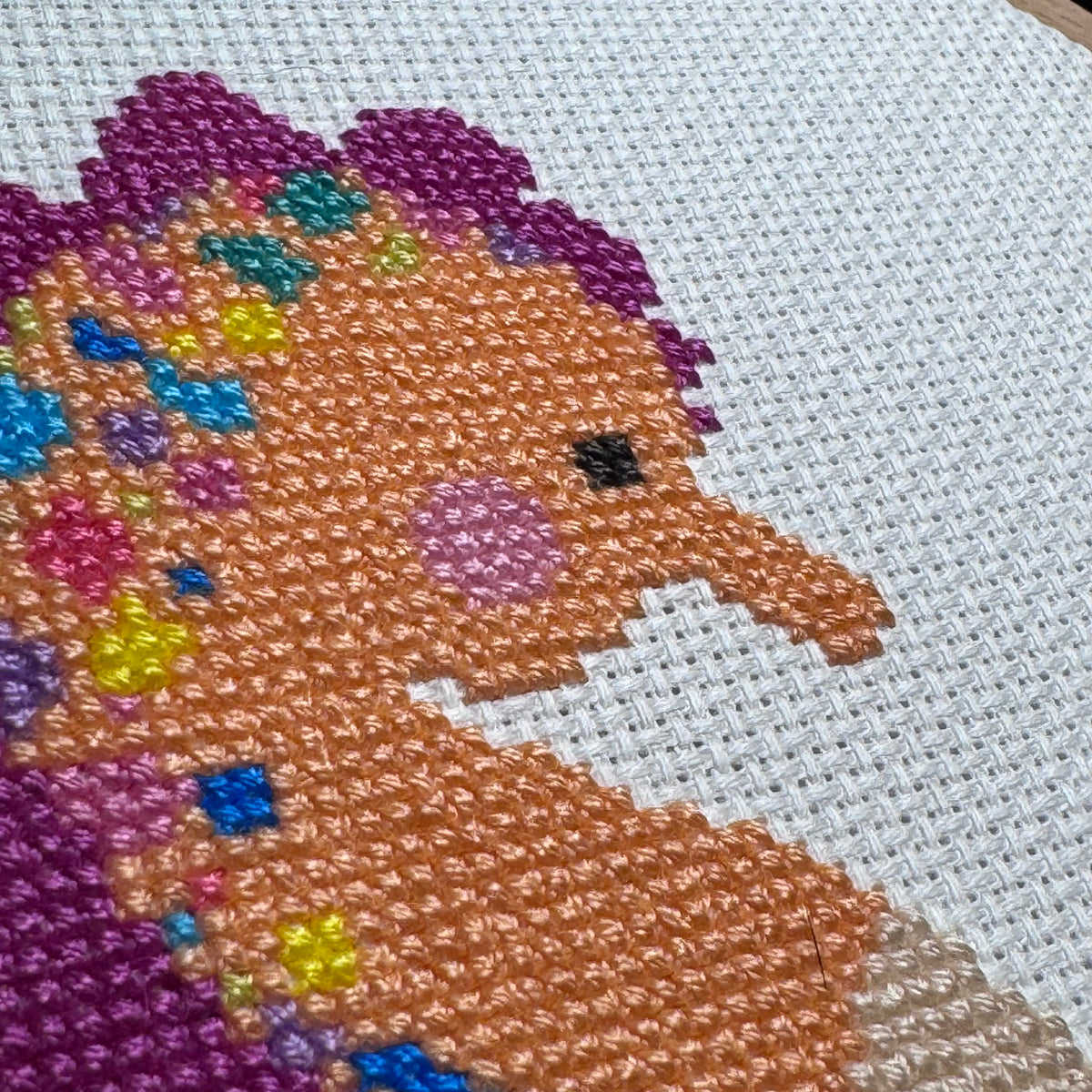 Stevie Cross Stitch Kit - Kutopia