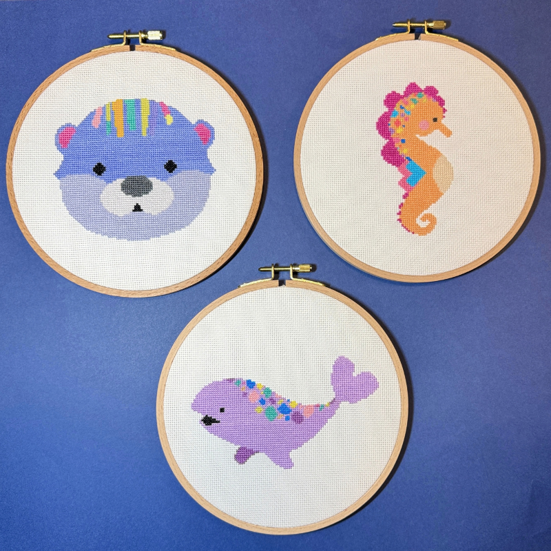 Winnie Cross Stitch Kit - Kutopia