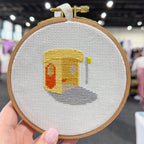 Canberra Bus Stop Cross Stitch Kit
