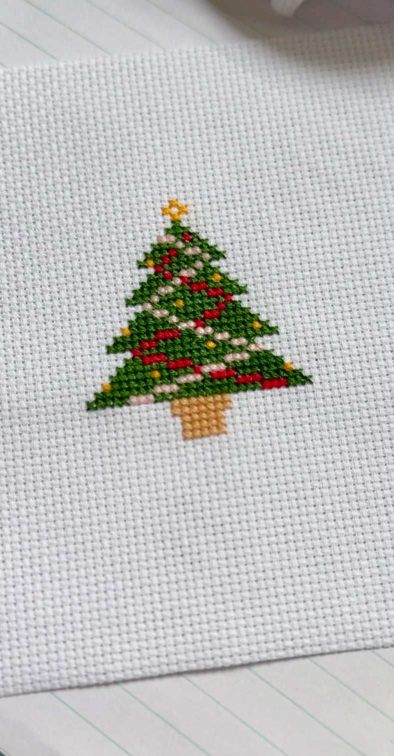 MINI Christmas Ornament Cross Stitch Kit