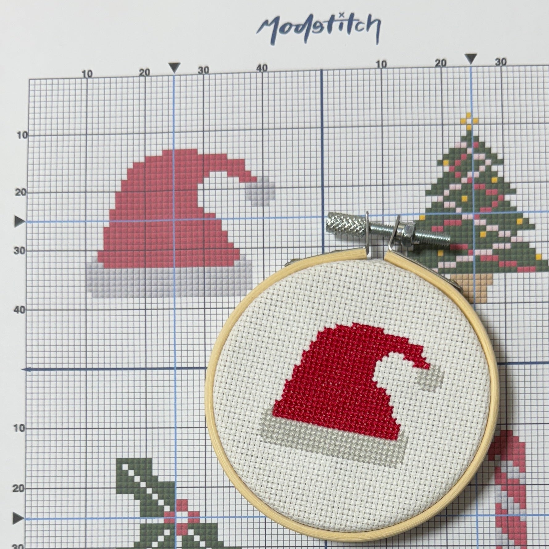 MINI Christmas Ornament Cross Stitch Kit