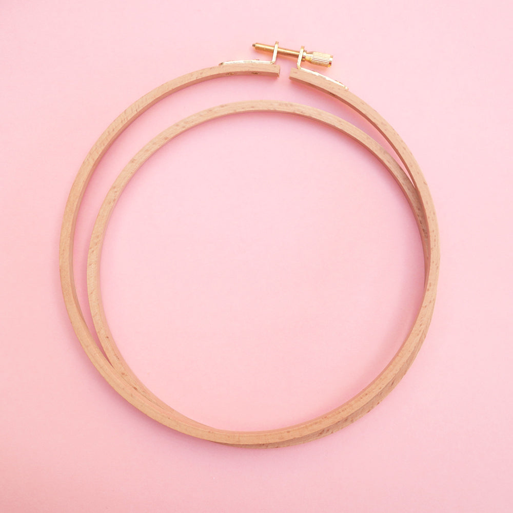 Hardwood Embroidery Hoop - 7 inch