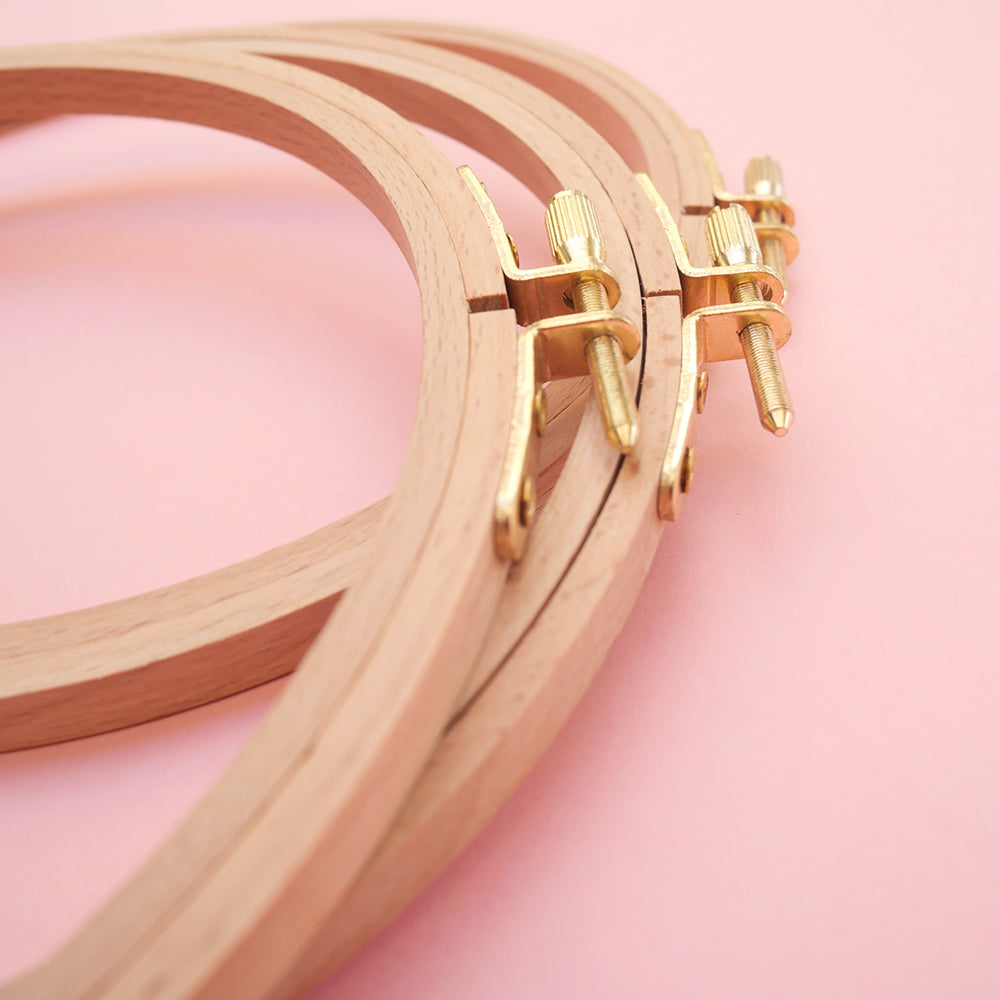 Hardwood Embroidery Hoop - 7 inch
