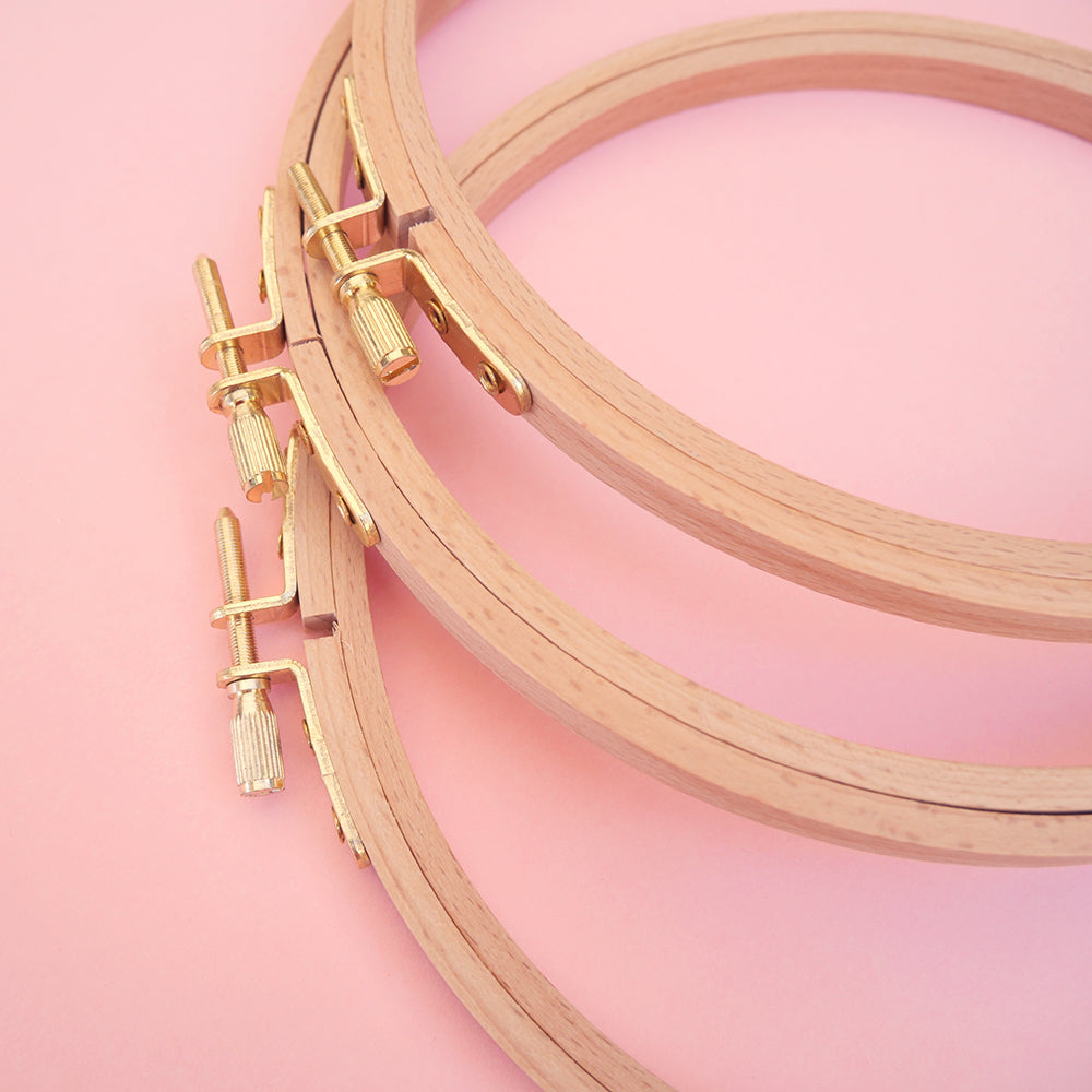 Hardwood Embroidery Hoop - 7 inch