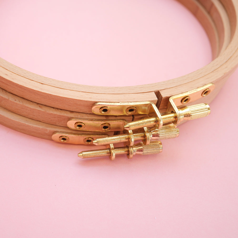 Hardwood Embroidery Hoop - 7 inch