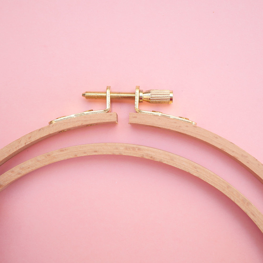 Hardwood Embroidery Hoop - 7 inch