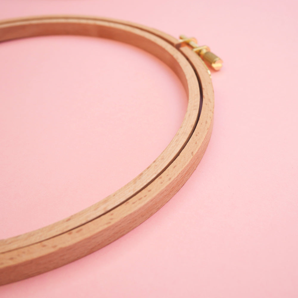 Hardwood Embroidery Hoop - 7 inch