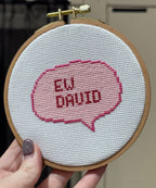 Ew David - Cross Stitch Kit