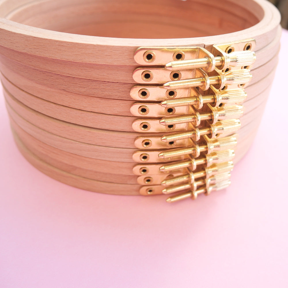 Hardwood Embroidery Hoop - 7 inch