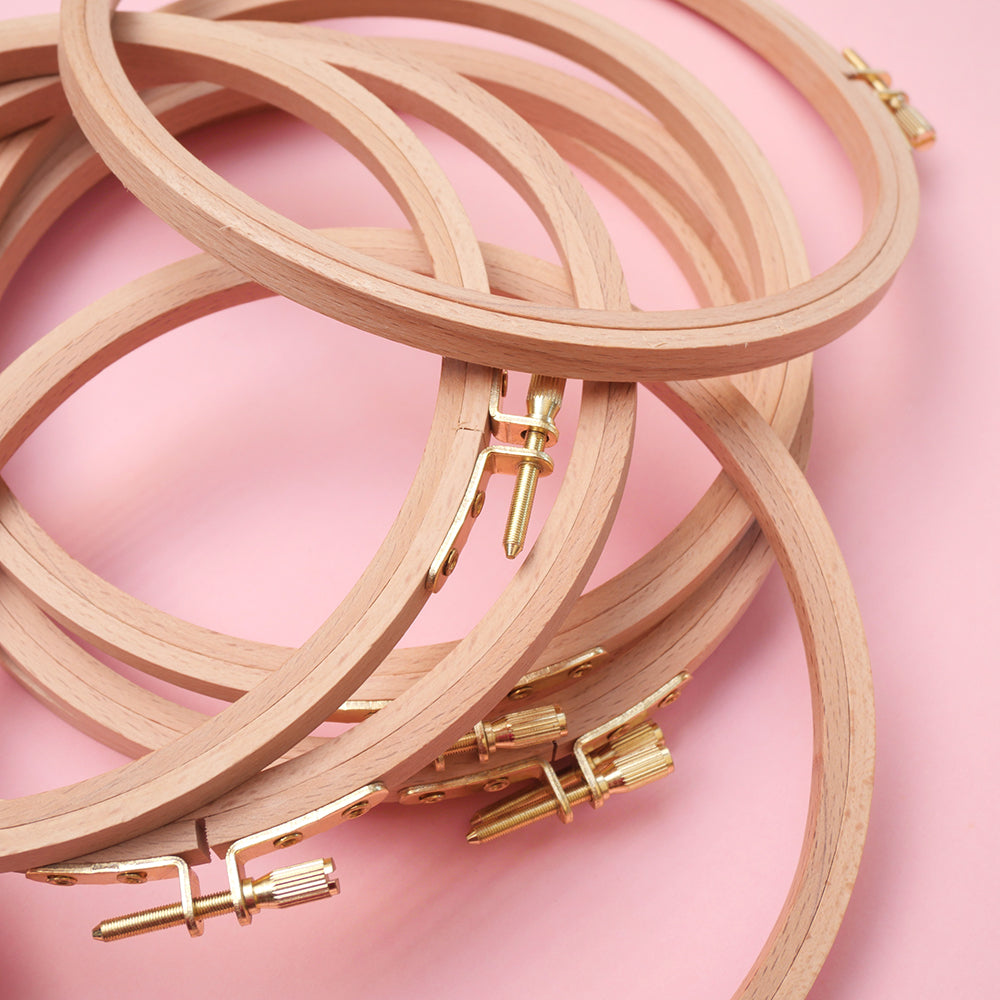 Hardwood Embroidery Hoop - 7 inch