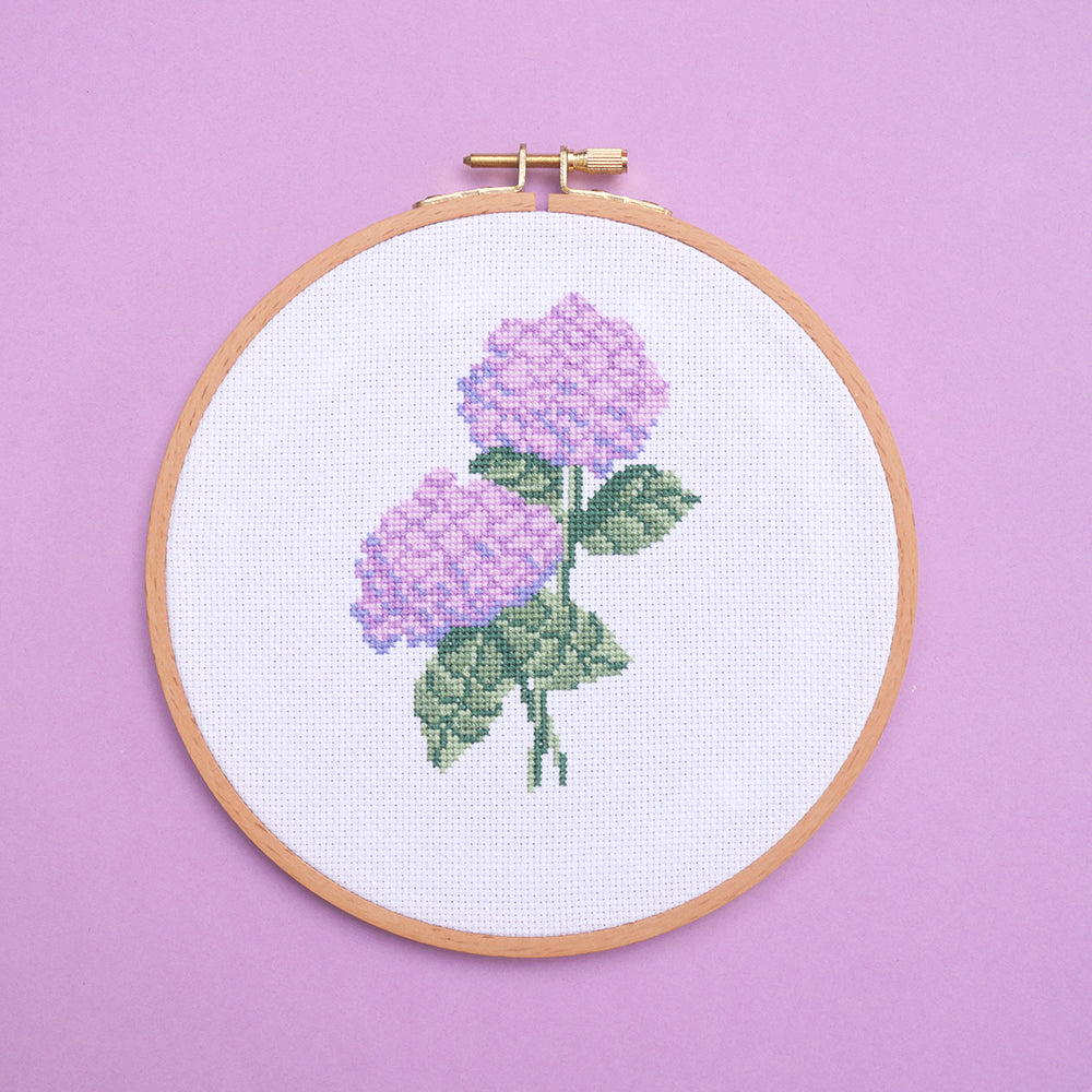 Hydrangea Cross Stitch Kit