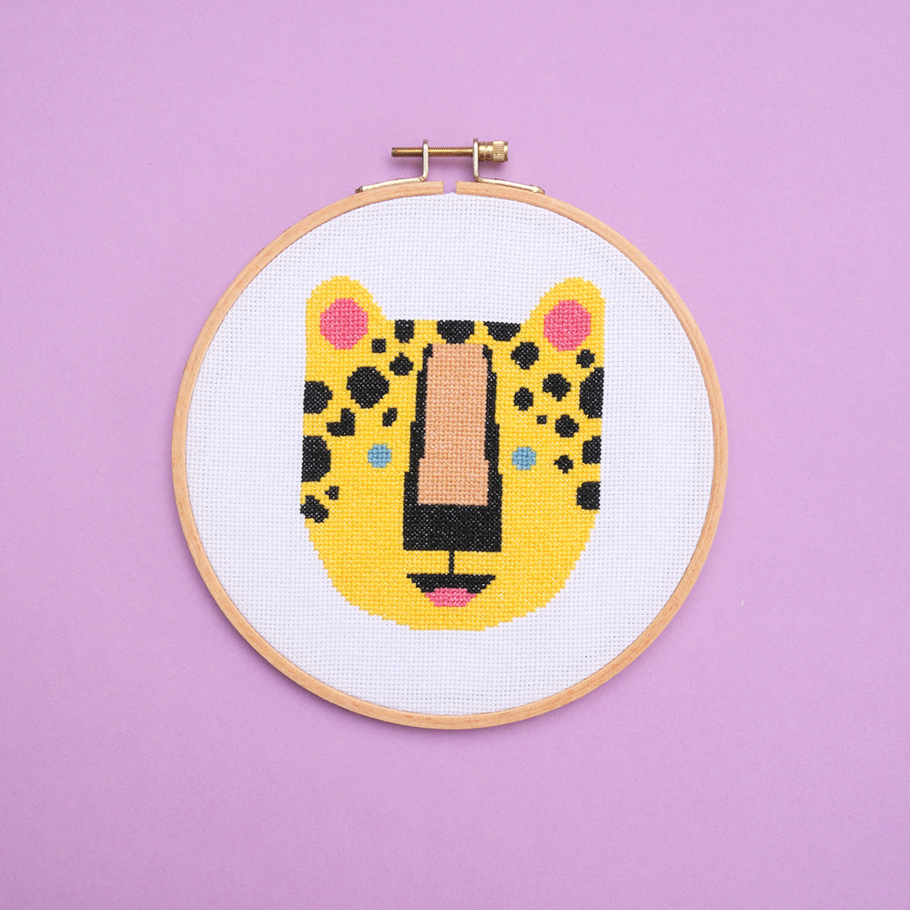 LEO Cross Stitch Kit - Kutopia