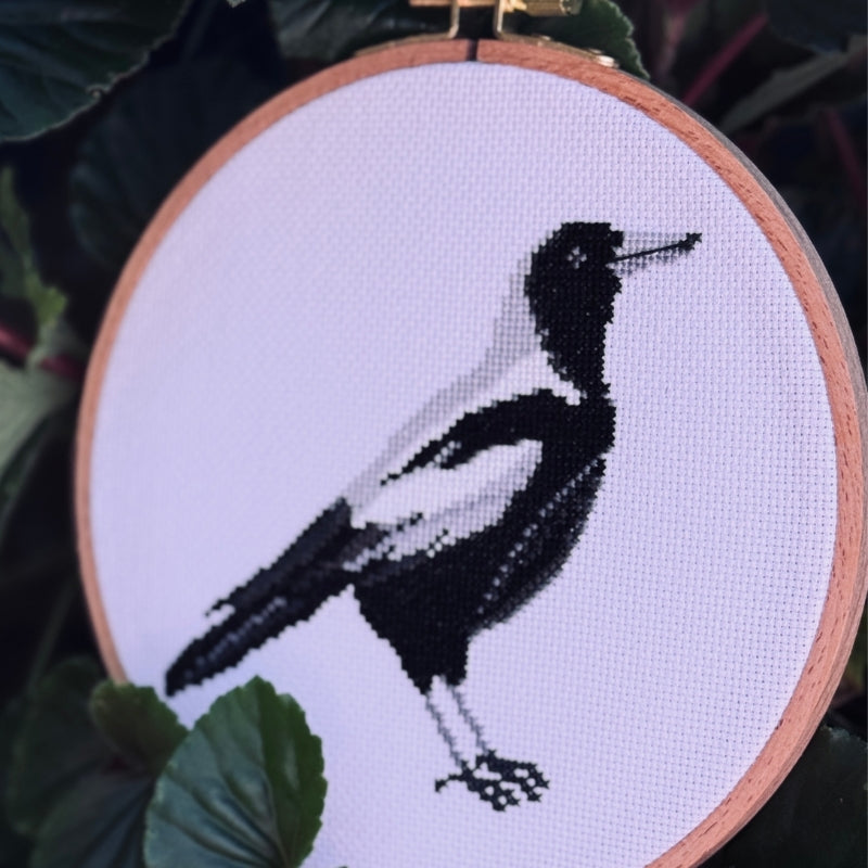 Magpie Cross Stitch Kit