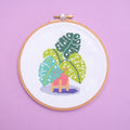 Monstera Cross-Stitch Kit