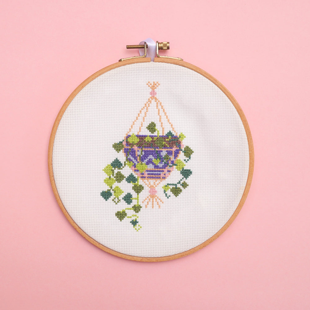 Philodendron Cross Stitch Kit