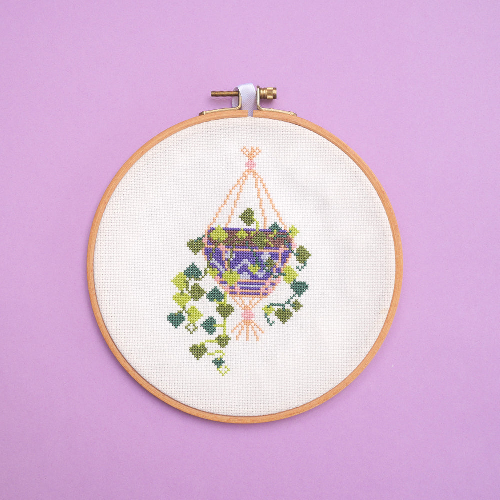 Philodendron Cross Stitch Kit