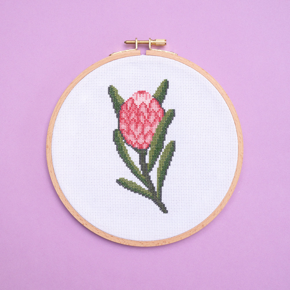 Protea Cross Stitch Kit
