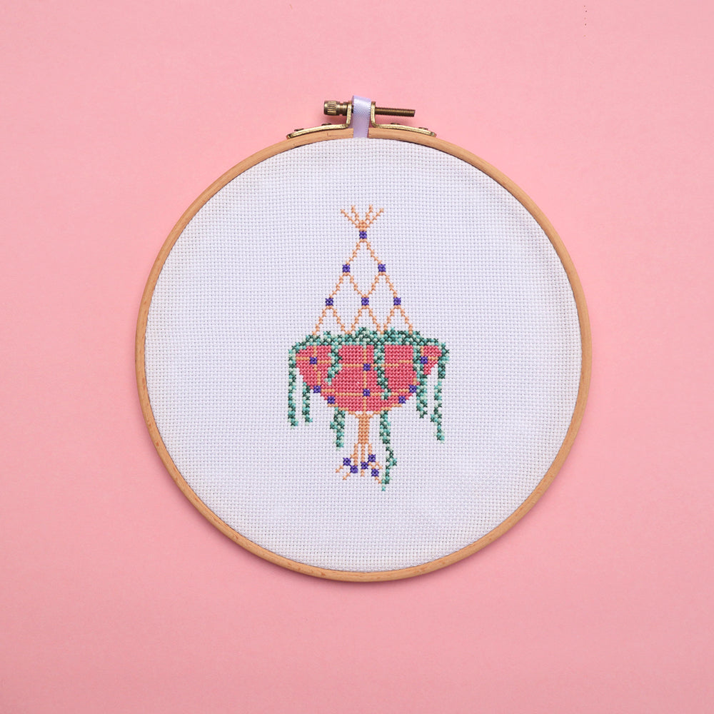 String of Pearls Cross Stitch Kit – Modstitch Cross Stitch